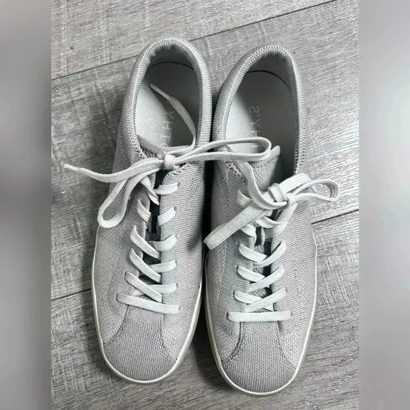 Rothy’s The Lace Up Sneaker in Storm Size 8.5 - Picture 6 of 7